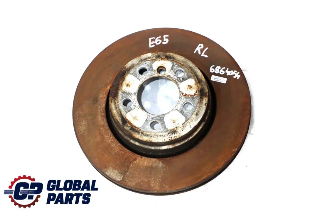 BMW 7 er E65 E66 Bremsscheibe Belüftet Hinten Links Rechts Set 345X24 - SKU 6864054 - Teilenummer 6864049