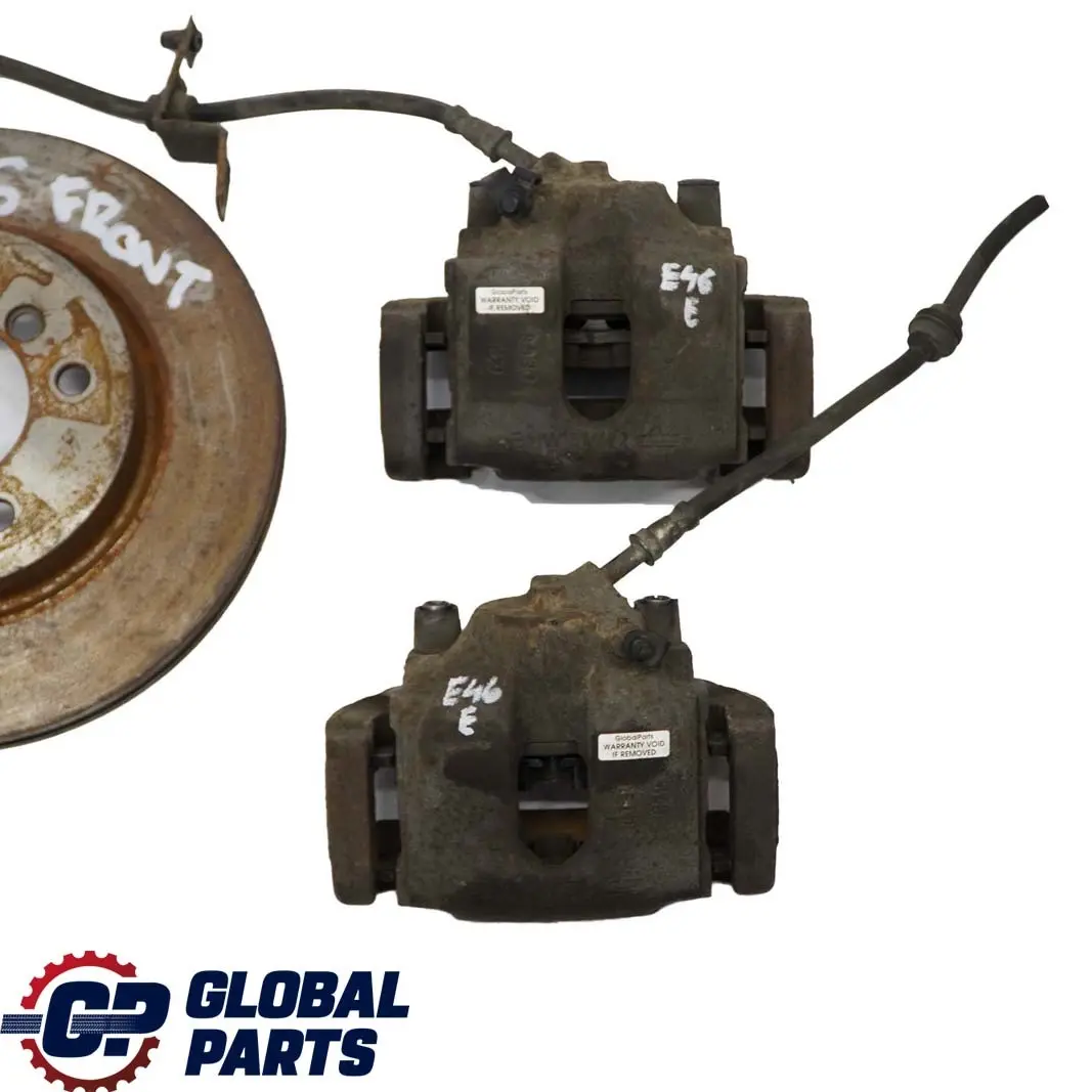 Front Wheel Ventilated Brake Disc Caliper Set 300X22 to BMW 3 E46 with Part number 6854997 BMW 3 E46 Front Wheel Ventilated Brake Disc Caliper Set 300X22 - SKU 6864058 - Part number 6854997