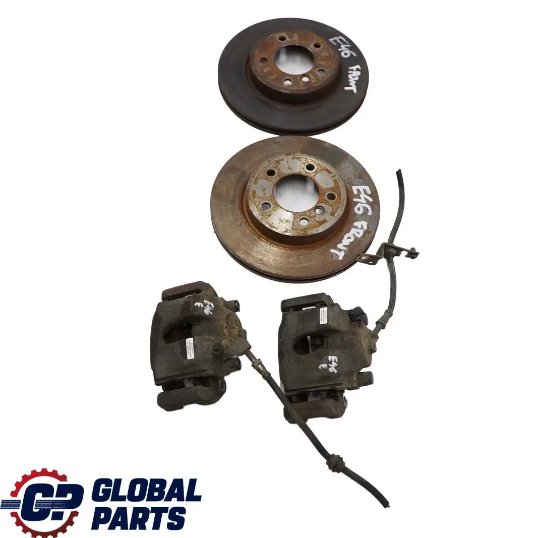 BMW 3 E46 Front Wheel Ventilated Brake Disc Caliper Set 300X22 - SKU 6864058 - Part number 6854997