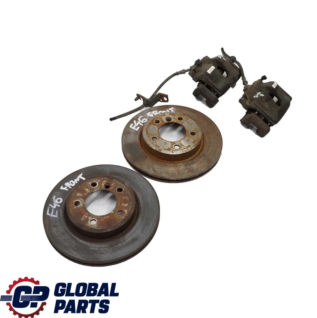 Front Wheel Ventilated Brake Disc Caliper Set 300X22 to BMW 3 E46 with Part number 6854997 BMW 3 E46 Front Wheel Ventilated Brake Disc Caliper Set 300X22 - SKU 6864058 - Part number 6854997