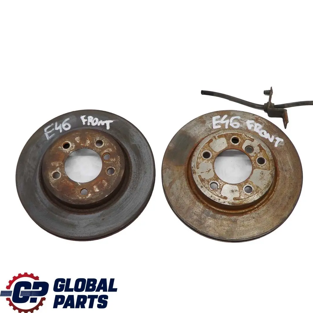 BMW 3 E46 Front Wheel Ventilated Brake Disc Caliper Set 300X22 - SKU 6864058 - Part number 6854997