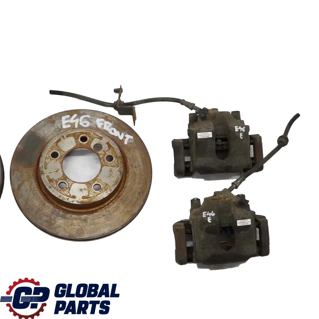 BMW 3 E46 Front Wheel Ventilated Brake Disc Caliper Set 300X22 - SKU 6864058 - Part number 6854997