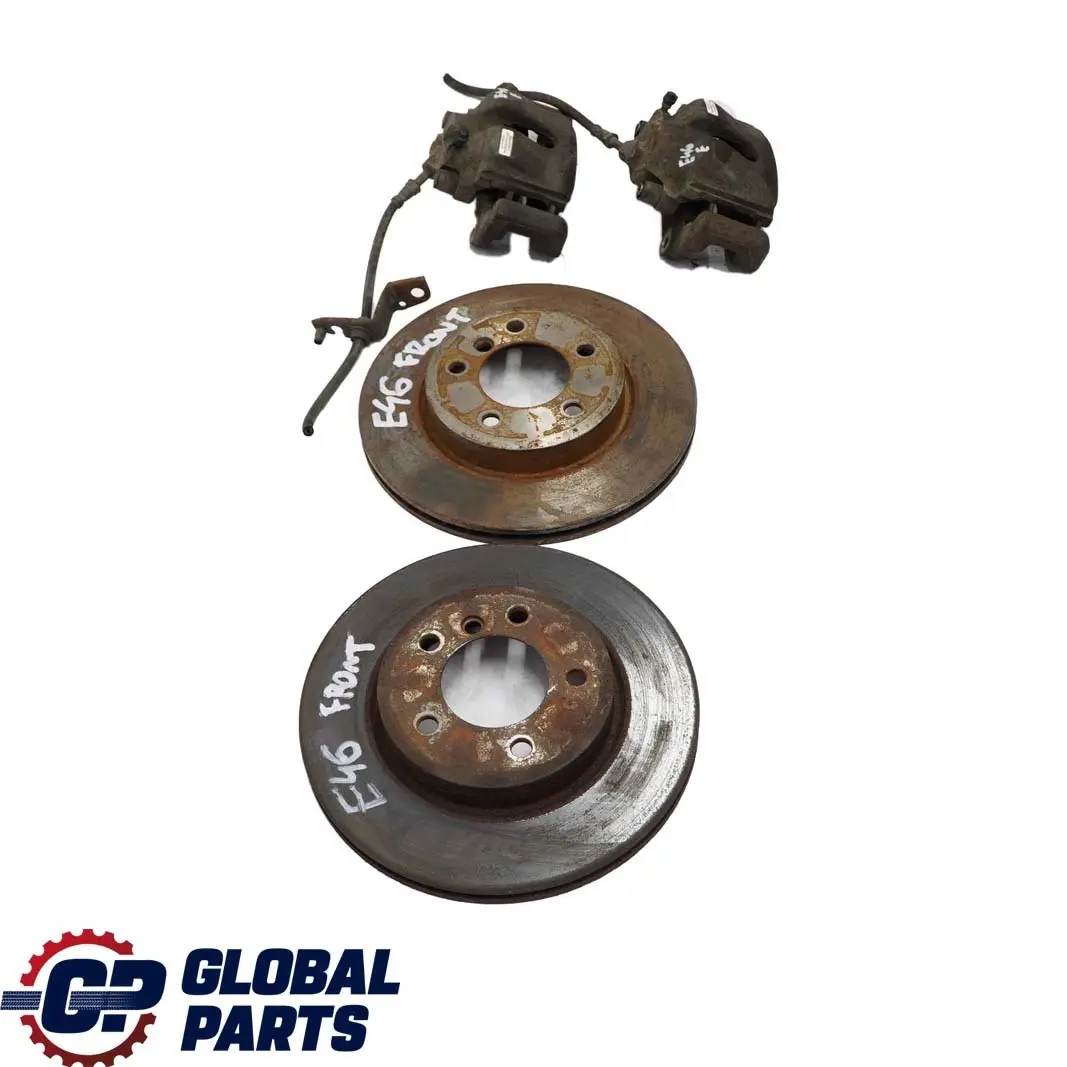 BMW 3 E46 Front Wheel Ventilated Brake Disc Caliper Set 300X22 - SKU 6864058 - Part number 6854997