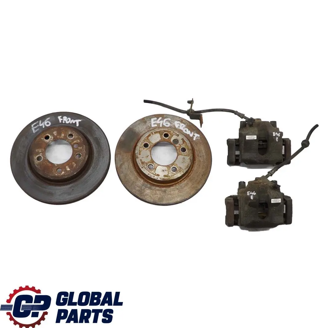 Front Wheel Ventilated Brake Disc Caliper Set 300X22 to BMW 3 E46 with Part number 6854997 BMW 3 E46 Front Wheel Ventilated Brake Disc Caliper Set 300X22 - SKU 6864058 - Part number 6854997