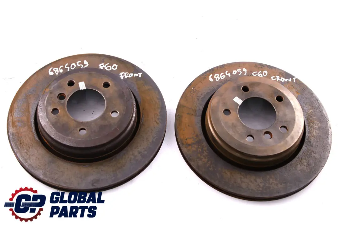 Front Left Right N/O/S Wheel Ventilated Brake Disc Set 310X24 to BMW 5 E60 with Part number 6864059 BMW 5 E60 Front Left Right N/O/S Wheel Ventilated Brake Disc Set 310X24 - SKU 6864059-1 - Part number 6864059