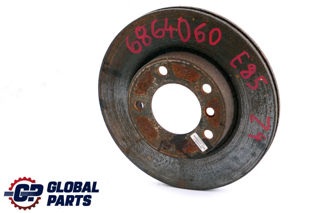 Front Left Right N/O/S Wheel Ventilated Brake Disc 286X22 to BMW Z4 Series E85 with Part number 6864060 BMW Z4 Series E85 Front Left Right N/O/S Wheel Ventilated Brake Disc 286X22 - SKU 6864060 - Part number 6864060