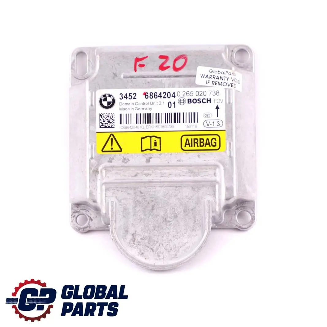BMW F20 F21 F30 F31 Moduł Sterownik ICM Airbag - SKU 6864204 - Numer Części 6864204
