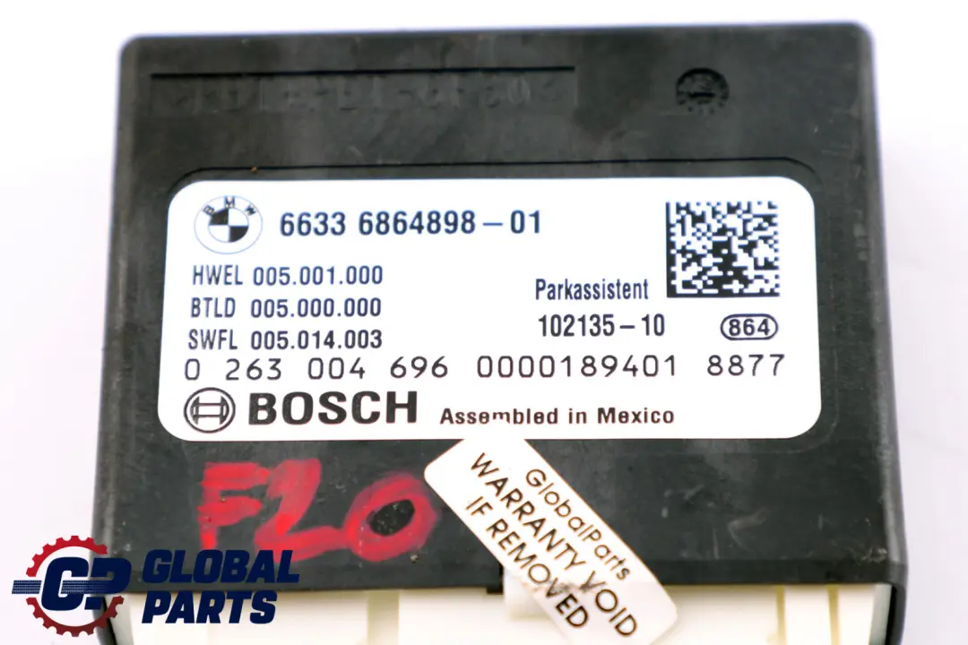 Assistent Steuergerät Modul für BMW F20 F21 F30 F31 Park mit Teilenummer 6864898 BMW F20 F21 F30 F31 Park Assistent Steuergerät Modul - SKU 6864898 - Teilenummer 6864898