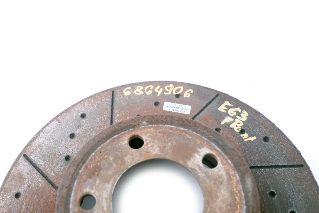 Bremsscheibe Belüftet Vorne für BMW 5 6 er E60 E61 E63 E64 mit Teilenummer 6864906 BMW 5 6 er E60 E61 E63 E64 Bremsscheibe Belüftet Vorne - SKU 6864906 - Teilenummer 6864906
