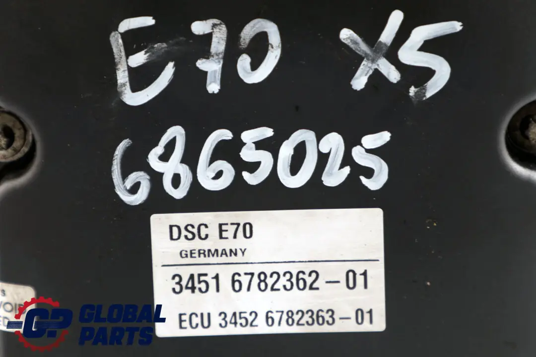 BMW X5 X6 E70 E71 Unité Hydraulique Module Pompe DSC 6782362 - SKU 6865025 - Numéro de pièce 6865025