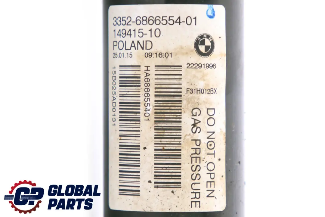Left Right N/O/S Shock Absorber Damper 6862725 to BMW 3 Series F31 Rear with Part number 6866554 BMW 3 Series F31 Rear Left Right N/O/S Shock Absorber Damper 6862725 - SKU 6866554 - Part number 6866554