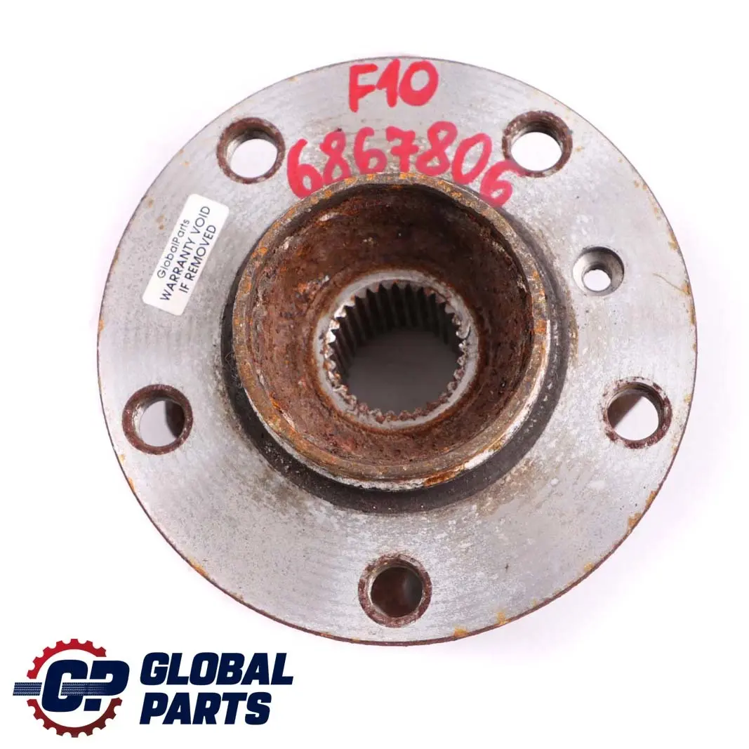 Axle Wheel Bearing Flange Hub Suspension to BMW F01 F10 F11 F12 F13 Rear with Part number 6867806 BMW F01 F10 F11 F12 F13 Rear Axle Wheel Bearing Flange Hub Suspension - SKU 6867806 - Part number 6867806