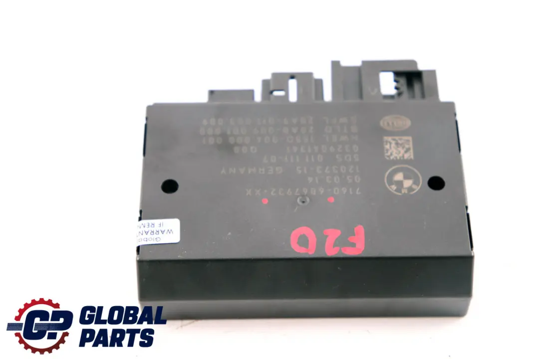 BMW 1 2 Series F20 F21 F23 MINI F55 F56 Control Unit Trailer Tow Hitch - SKU 6867932 - Part number 6889590