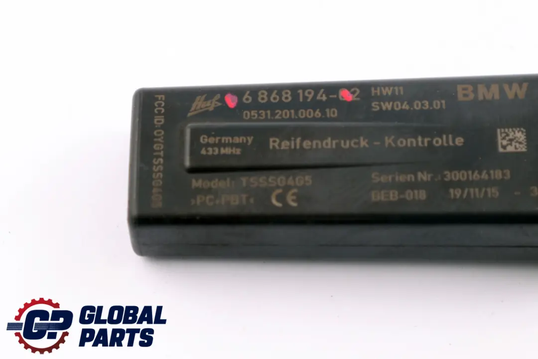 BMW E90 E91 LCI Mini R55 R56 Module de controle de la pression des pneus RDC - SKU 6868194 - Numéro de pièce 6868194