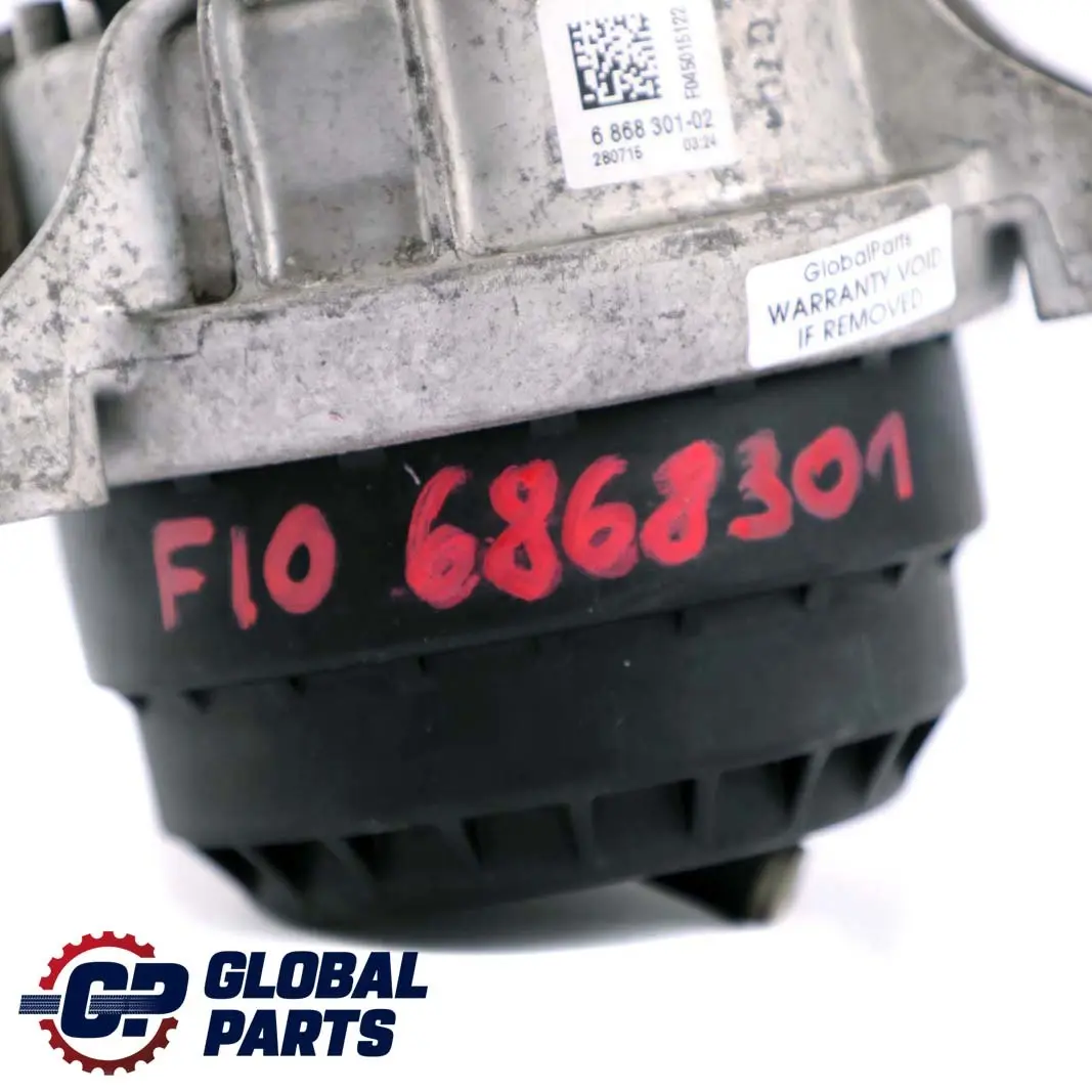 N47N Goma Montaje Soporte Motor Izquierda para BMW 5 F10 F11 LCI 520d con número de pieza 6868301 BMW 5 F10 F11 LCI 520d N47N Goma Montaje Soporte Motor Izquierda - SKU 6868301 - Número de pieza 6868301