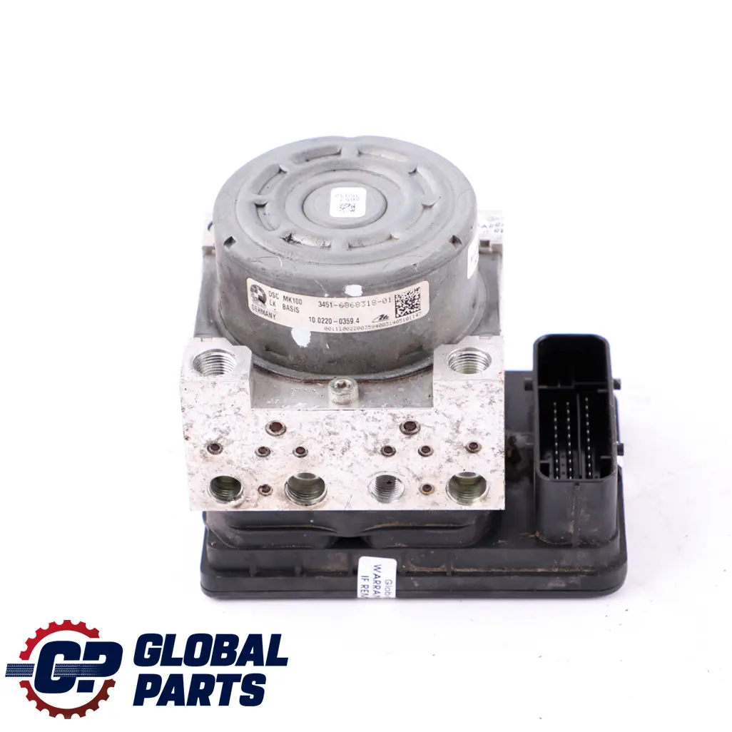 BMW F20 F21 F30 F31 Pompe De L'unité De Freinage Hydro Brake DSC 6868318 - SKU 6868319 - Numéro de pièce 6868319