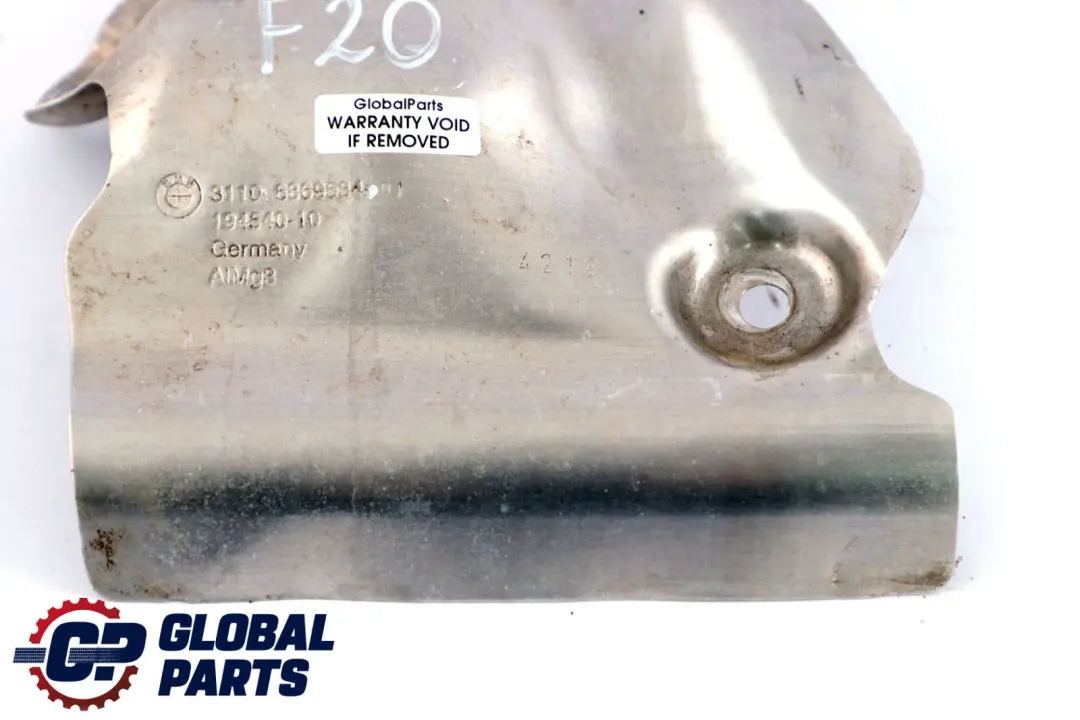 Piastra di protezione termica destra anteriore per BMW 1 3 F20 F21 F30 F31 con numero di parte 6869534 BMW 1 3 F20 F21 F30 F31 Piastra di protezione termica destra anteriore - SKU 6869534 - Numero di parte 6869534