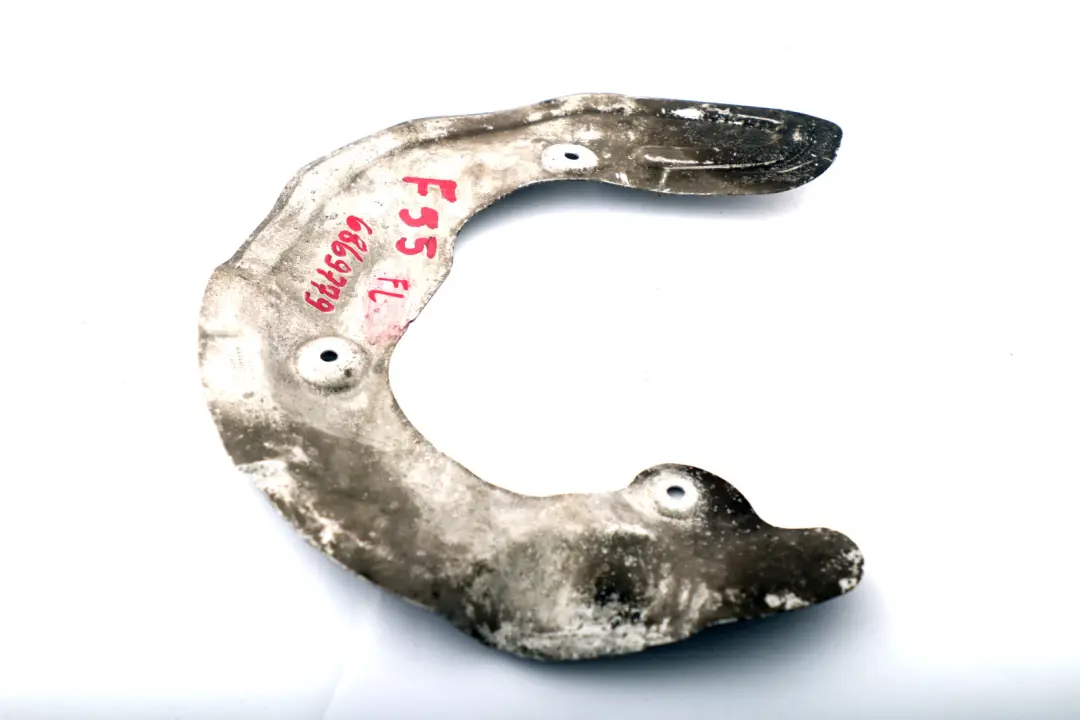Protection Cover Plate Brake Disc Front Left N/S 68697 to BMW MINI F55 F56 F57 F60 with Part number 6869779 BMW MINI F55 F56 F57 F60 Protection Cover Plate Brake Disc Front Left N/S 68697 - SKU 6869779 - Part number 6869779