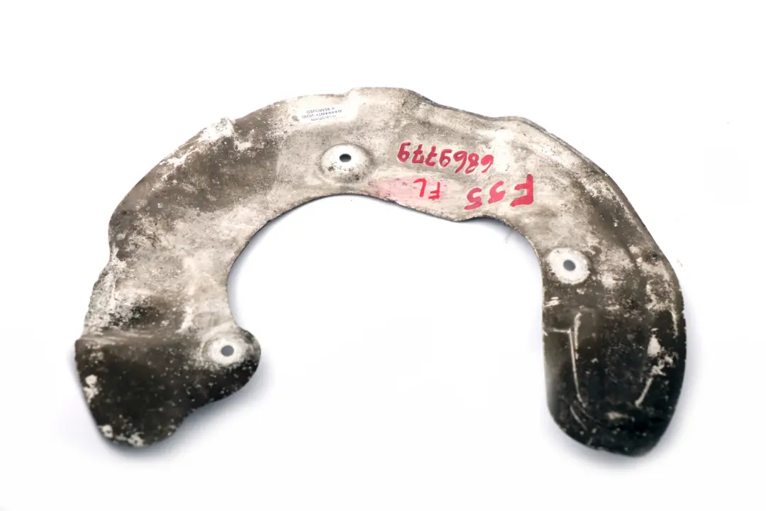 Protection Cover Plate Brake Disc Front Left N/S 68697 to BMW MINI F55 F56 F57 F60 with Part number 6869779 BMW MINI F55 F56 F57 F60 Protection Cover Plate Brake Disc Front Left N/S 68697 - SKU 6869779 - Part number 6869779