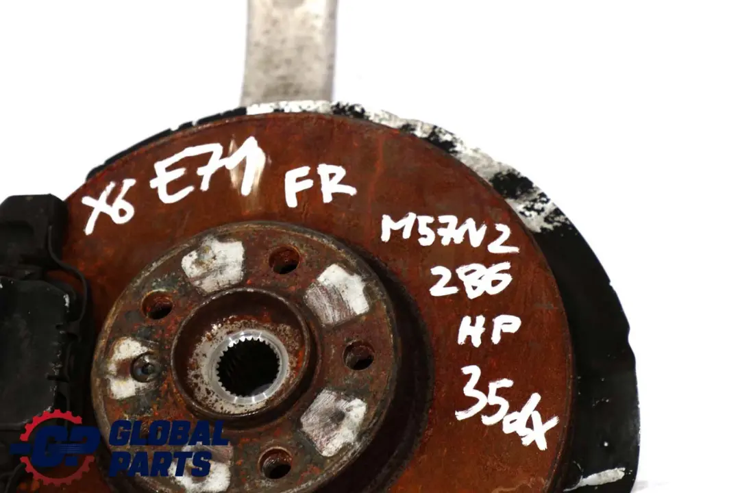 BMW E70 E71 Delantera Derecha O / Suspension Rueda Portador Hub Disco De Freno - SKU 6869870 - Número de pieza 6869870