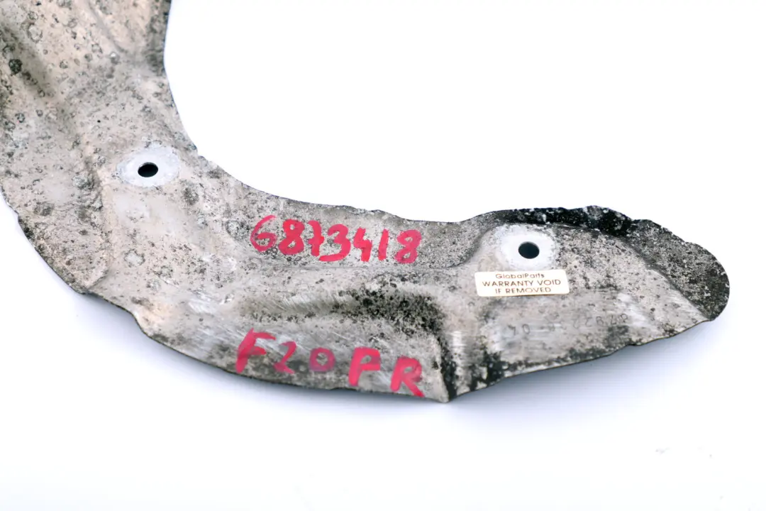 Brake Disc Protection Plate Front Right O/S to BMW 1 2 Series F20 F21 F30 with Part number 6873418 BMW 1 2 Series F20 F21 F30 Brake Disc Protection Plate Front Right O/S - SKU 6873418 - Part number 6873418