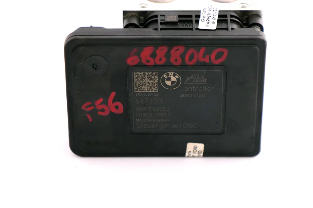 Pompa Hamulcowa Sterownik ABS DSC do Mini F55 F56 F57 o numerze 6888040 Mini F55 F56 F57 Pompa Hamulcowa Sterownik ABS DSC - SKU 6873510 - Numer Części 6888040