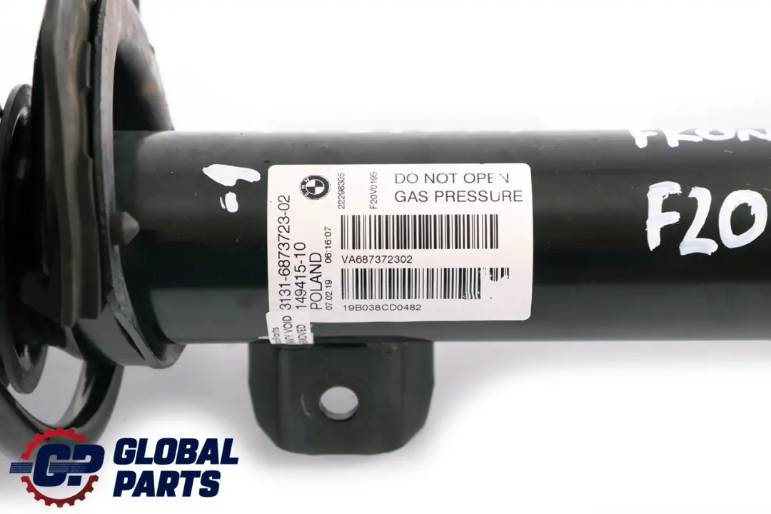 Delantero Izquierdo Derecho N/O/S Amortiguador Spring Strut para BMW F20 F21 M Sport con número de pieza 6873723 BMW F20 F21 M Sport Delantero Izquierdo Derecho N/O/S Amortiguador Spring Strut - SKU 6873723-1 - Número de pieza 6873723