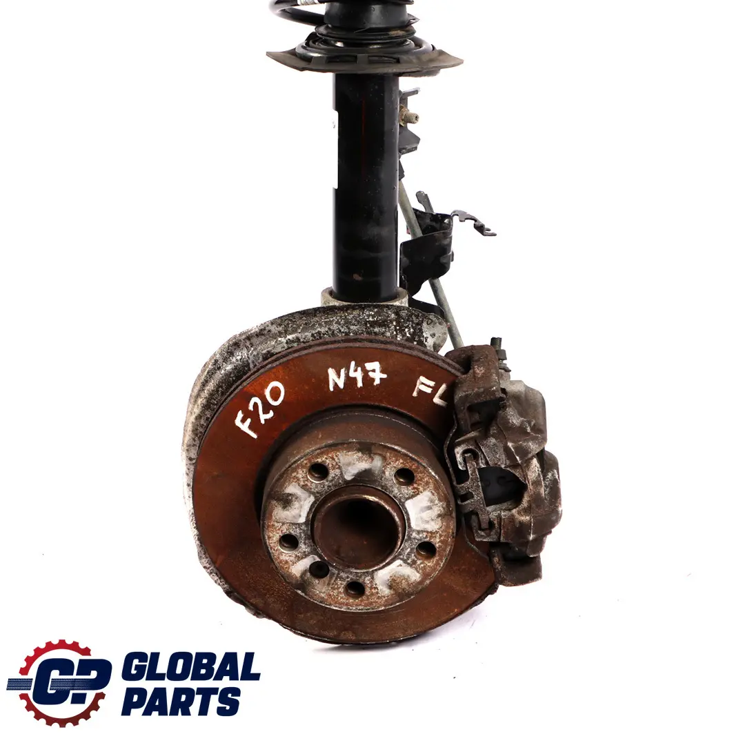 BMW F20 116D Ed Vorderrad Aufhängung Bein Federbein Nabe Bremssattel Links - SKU 6873723-2 - Teilenummer 6873723