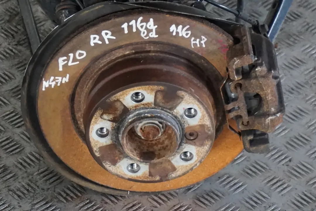 Right O/S Leg Spring Strut Hub Caliper to BMW 1 Series F20 116d ed Rear with Part number 6873724 BMW 1 Series F20 116d ed Rear Right O/S Leg Spring Strut Hub Caliper - SKU 6873724-1 - Part number 6873724