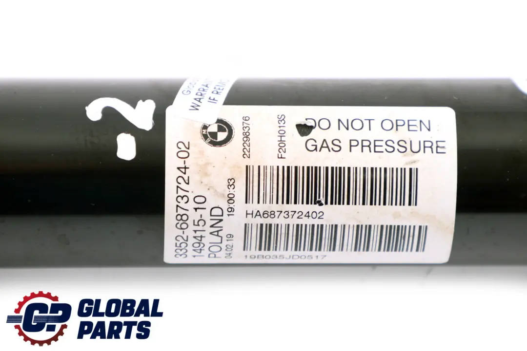BMW 1 Series F20 F21 M Sport Rear Left Right N/O/S Spring Strut Shock Absorber - SKU 6873724-2 - Part number 6873724