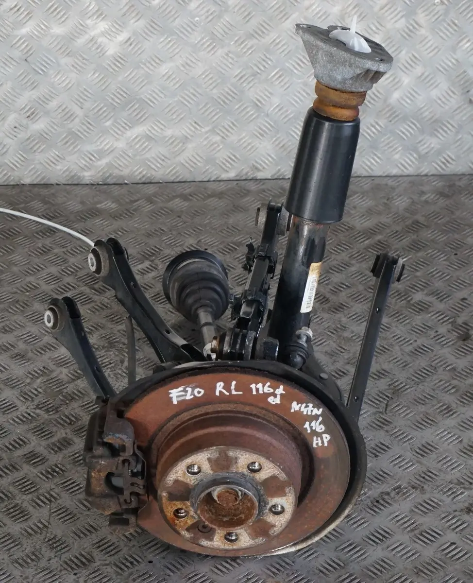 Left N/S Leg Spring Strut Hub Caliper to BMW 1 Series F20 116d ed Rear with Part number 6873724 BMW 1 Series F20 116d ed Rear Left N/S Leg Spring Strut Hub Caliper - SKU 6873724 - Part number 6873724