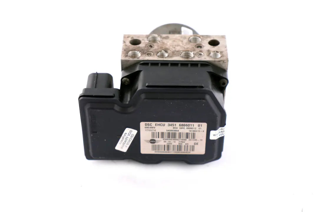Bomba DSC Unidad De Freno Hidraulico 6866011 6866012 para Mini R55 R56 R57 LCI R60 con número de pieza 6874553 Mini R55 R56 R57 LCI R60 Bomba DSC Unidad De Freno Hidraulico 6866011 6866012 - SKU 6874553-1 - Número de pieza 6874553