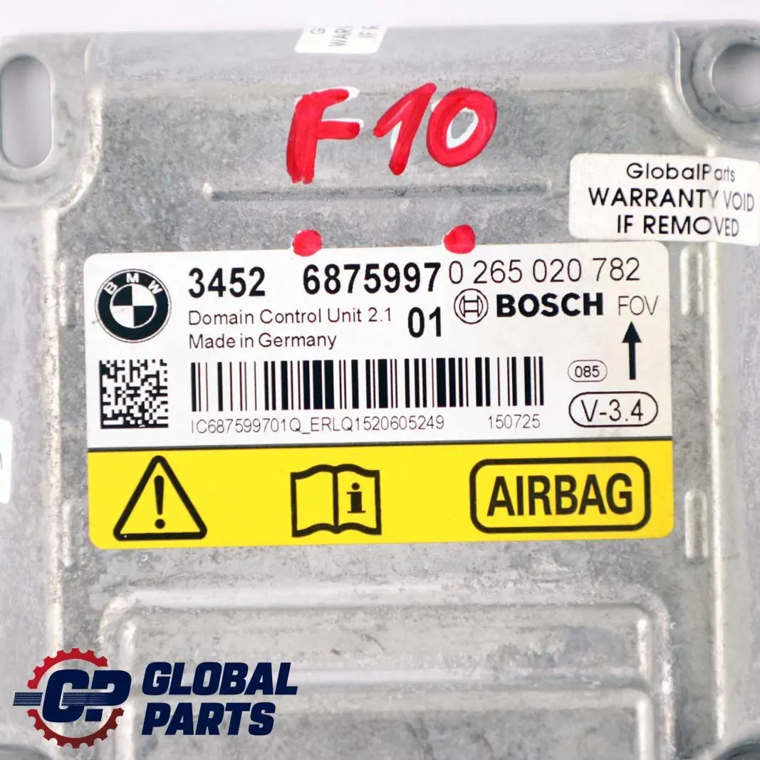 ICM-Steuergerät BMW F01 F02 LCI F06 F10 F11 F13 Modul für mit Teilenummer 6856315 ICM-Steuergerät BMW F01 F02 LCI F06 F10 F11 F13 Modul - SKU 6875997 - Teilenummer 6856315