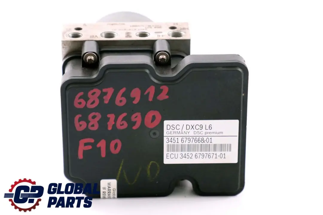 Pompa Idraulica ABS DSC Unità Frenante 6797668 6797670 per BMW F10 F11 con numero di parte 6876912 BMW F10 F11 Pompa Idraulica ABS DSC Unità Frenante 6797668 6797670 - SKU 6876912 - Numero di parte 6876912