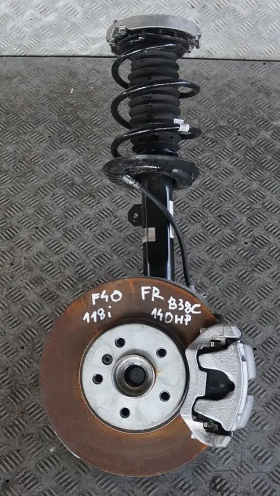 BMW 1 Series F40 118i B38C Front Right O/S Suspension Leg Spring Strut Hub