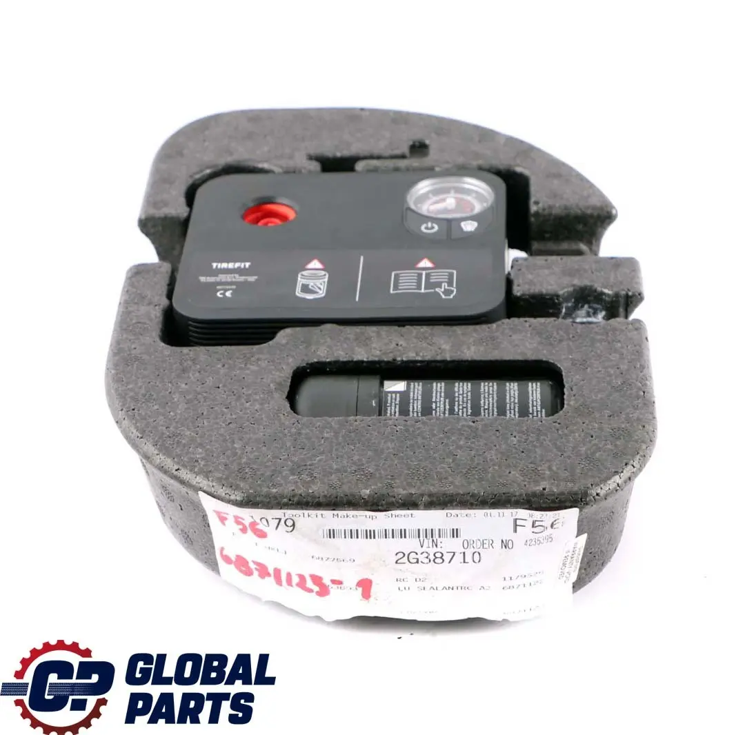 Spare Wheel Tool Storage Mobility System Pump to Mini Cooper F55 F56 F57 with Part number 6877569 Mini Cooper F55 F56 F57 Spare Wheel Tool Storage Mobility System Pump - SKU 6877569-1 - Part number 6877569