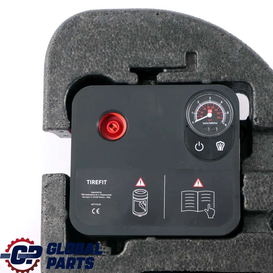 Ruota di scorta Sistema di mobilità per Mini Cooper F55 F56 F57 con numero di parte 6877569 Mini Cooper F55 F56 F57 Ruota di scorta Sistema di mobilità - SKU 6877569-1 - Numero di parte 6877569