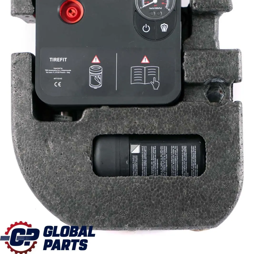 Ruota di scorta Sistema di mobilità per Mini Cooper F55 F56 F57 con numero di parte 6877569 Mini Cooper F55 F56 F57 Ruota di scorta Sistema di mobilità - SKU 6877569-1 - Numero di parte 6877569