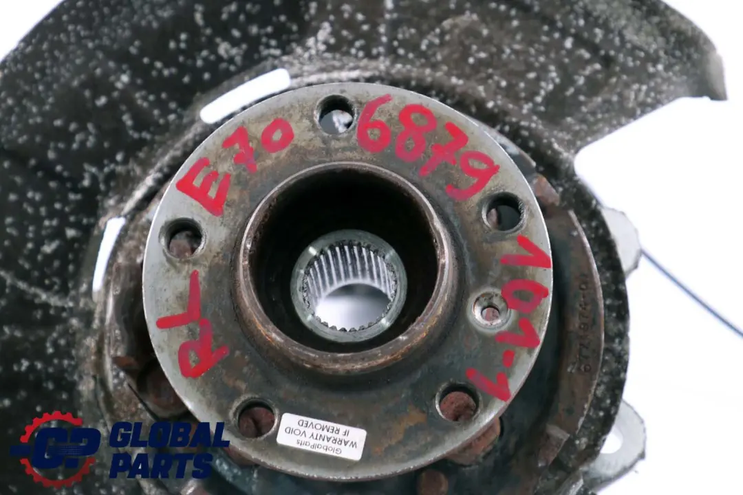 Left Suspension N/S Wheel Carrier Bearing Hub to BMW X6 Series E71 Rear with Part number 6879101 BMW X6 Series E71 Rear Left Suspension N/S Wheel Carrier Bearing Hub - SKU 6879101-1 - Part number 6879101