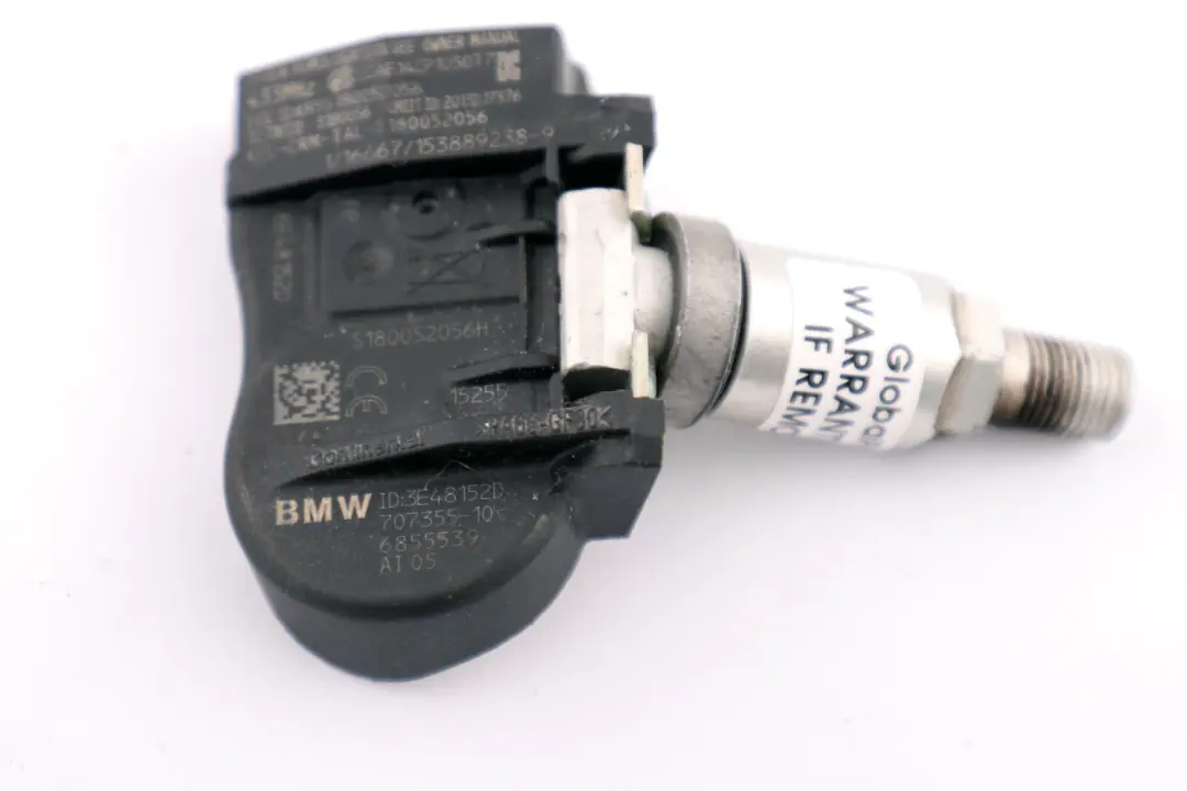 Tyre Pressure Sensor Module RDC Control to BMW F20 F21 F30 F31 Wheel with Part number 6855539 BMW F20 F21 F30 F31 Wheel Tyre Pressure Sensor Module RDC Control - SKU 6881890 - Part number 6855539