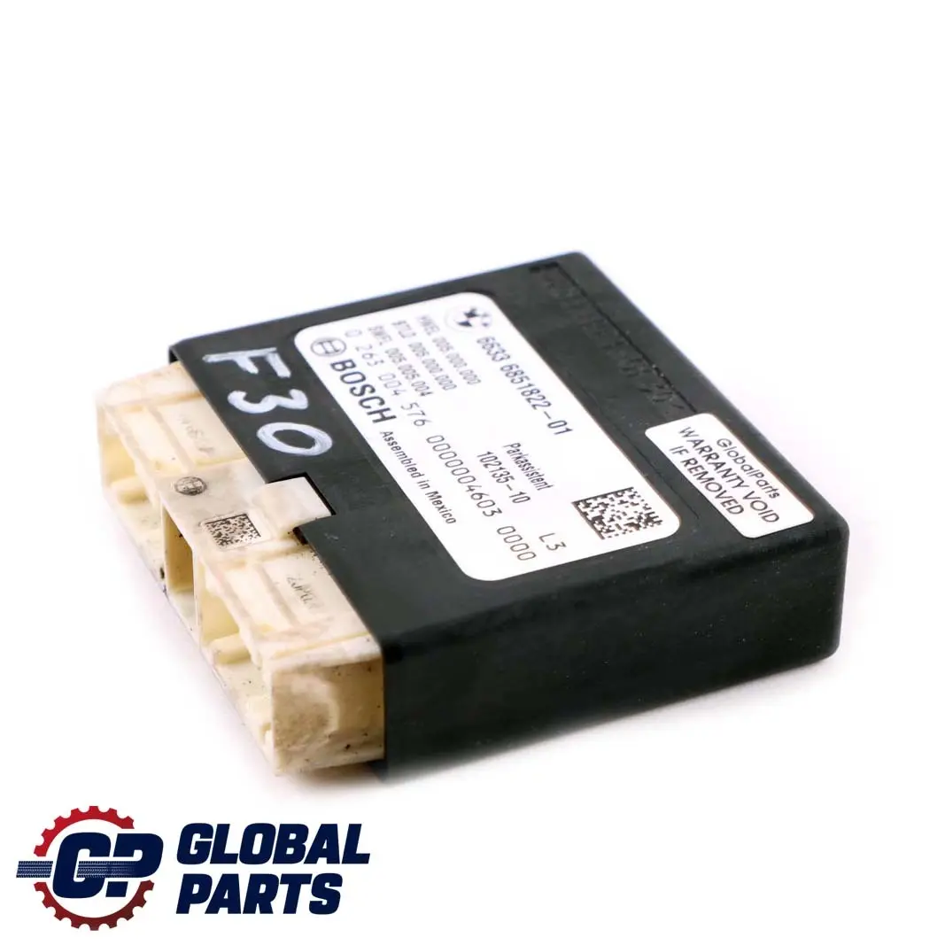 Asistente Aparcamiento PDC Módulo Unidad Control 6851822 para BMW F20 F21 F30 F31 con número de pieza 6886211 BMW F20 F21 F30 F31 Asistente Aparcamiento PDC Módulo Unidad Control 6851822 - SKU 6886211 - Número de pieza 6886211