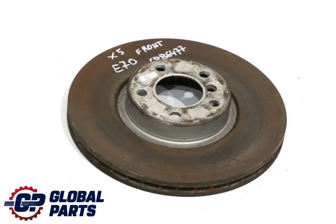 BMW E70 Rueda Delantera Izquierda Derecha Disco Freno Ventilado 348X30mm - SKU 6886477 - Número de pieza 6886477