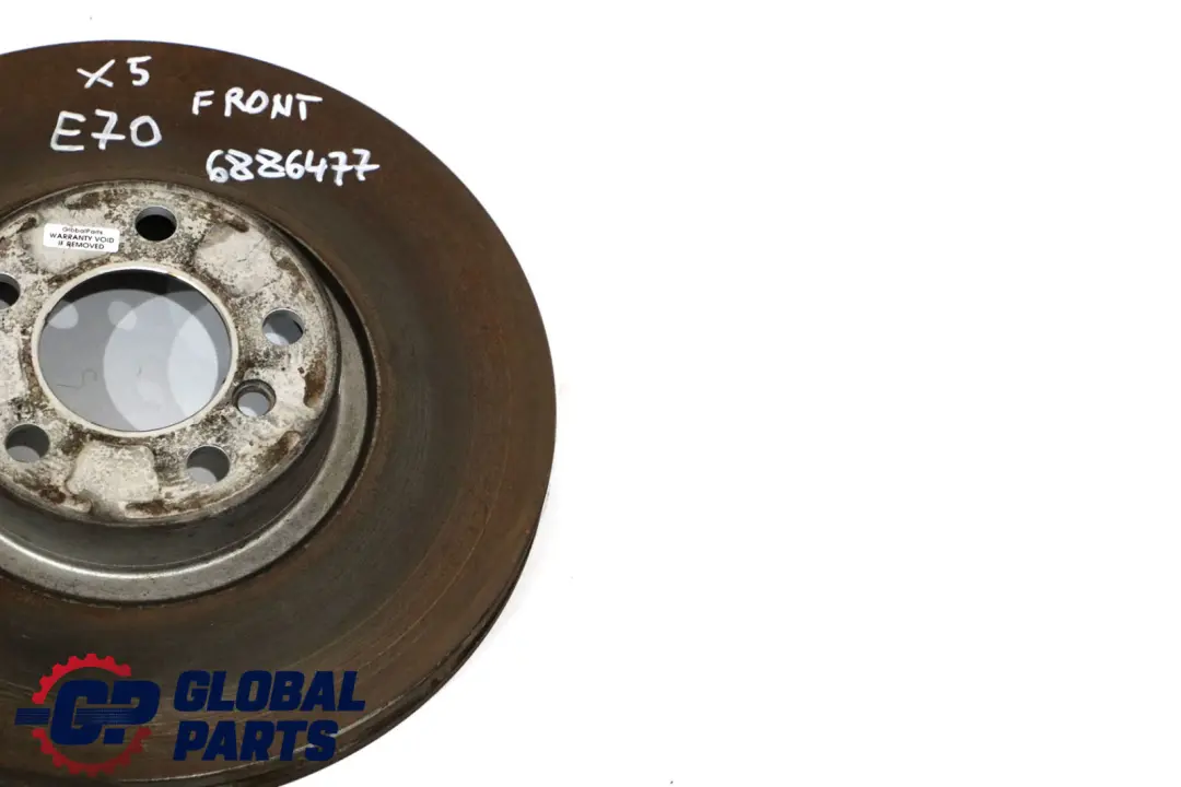 Roue avant gauche droite disque de frein ventilé 348X30mm pour BMW X5 E70 à propos du numéro de pièce 6886477 BMW X5 E70 Roue avant gauche droite disque de frein ventilé 348X30mm - SKU 6886477 - Numéro de pièce 6886477