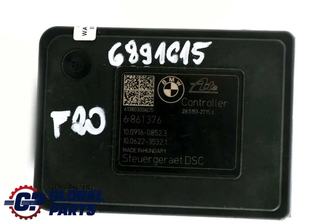 DSC Pompe de l'unité de freinage hydraulique 6858953 pour BMW F20 F21 F22 F23 F30 F31 à propos du numéro de pièce 6891615 BMW F20 F21 F22 F23 F30 F31 DSC Pompe de l'unité de freinage hydraulique 6858953 - SKU 6891615-1 - Numéro de pièce 6891615