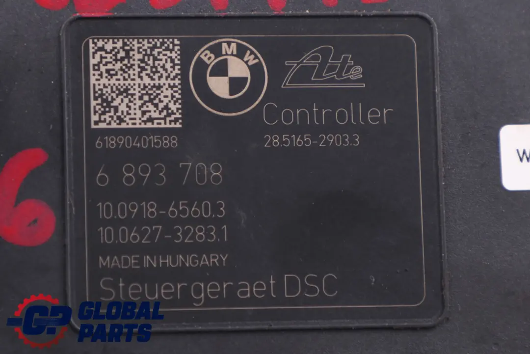 DSC Pompe Frein Pour Unité Hydraulique 6893708 pour Mini Cooper F55 F56 F57 à propos du numéro de pièce 6897145 Mini Cooper F55 F56 F57 DSC Pompe Frein Pour Unité Hydraulique 6893708 - SKU 6893707 - Numéro de pièce 6897145