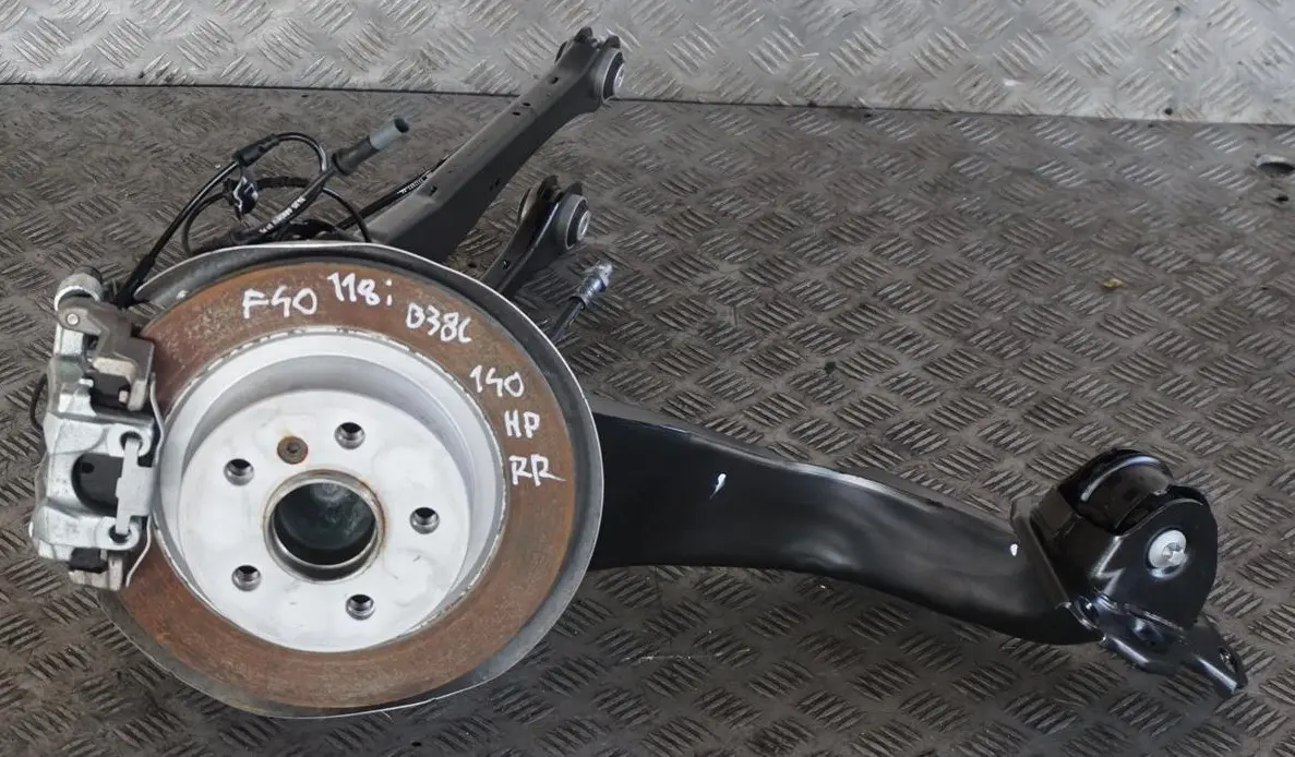 BMW 1 Series F40 118i B38C Rear Right O/S Suspension Leg Hub Brake Disc