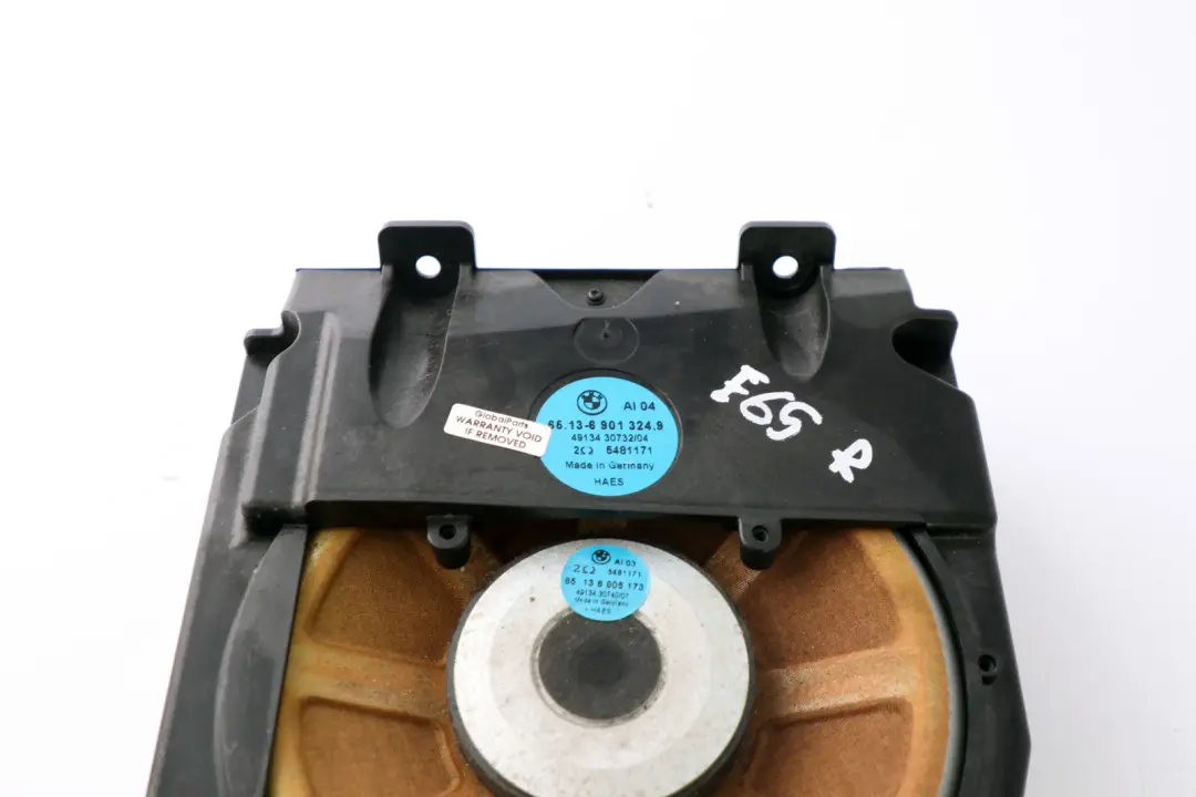 BMW E65 E66 Altoparlante centrale bassi destro Sistema HiFi HAES - SKU 6901324 - Numero di parte 6901324