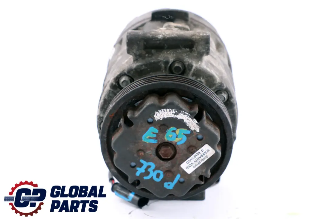 M57N RP Air Conditioning Compressor to BMW 7 Series E65 730d with Part number 6901783 BMW 7 Series E65 730d M57N RP Air Conditioning Compressor - SKU 6901783 - Part number 6901783