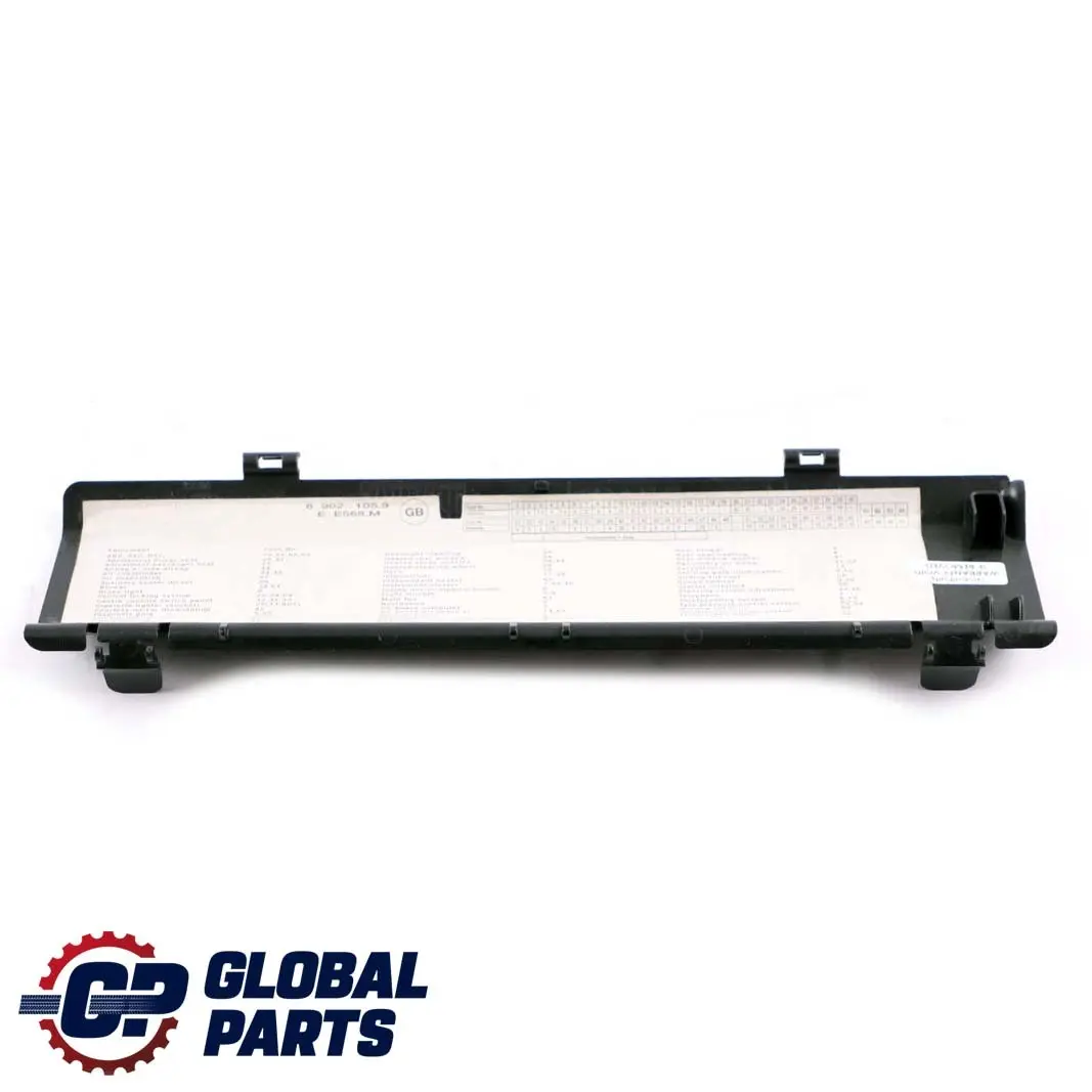 Fuse Box Label Trim Cover Panel Sticker to BMW X5 Series E53 with Part number 6902105 BMW X5 Series E53 Fuse Box Label Trim Cover Panel Sticker - SKU 6902105 - Part number 6902105