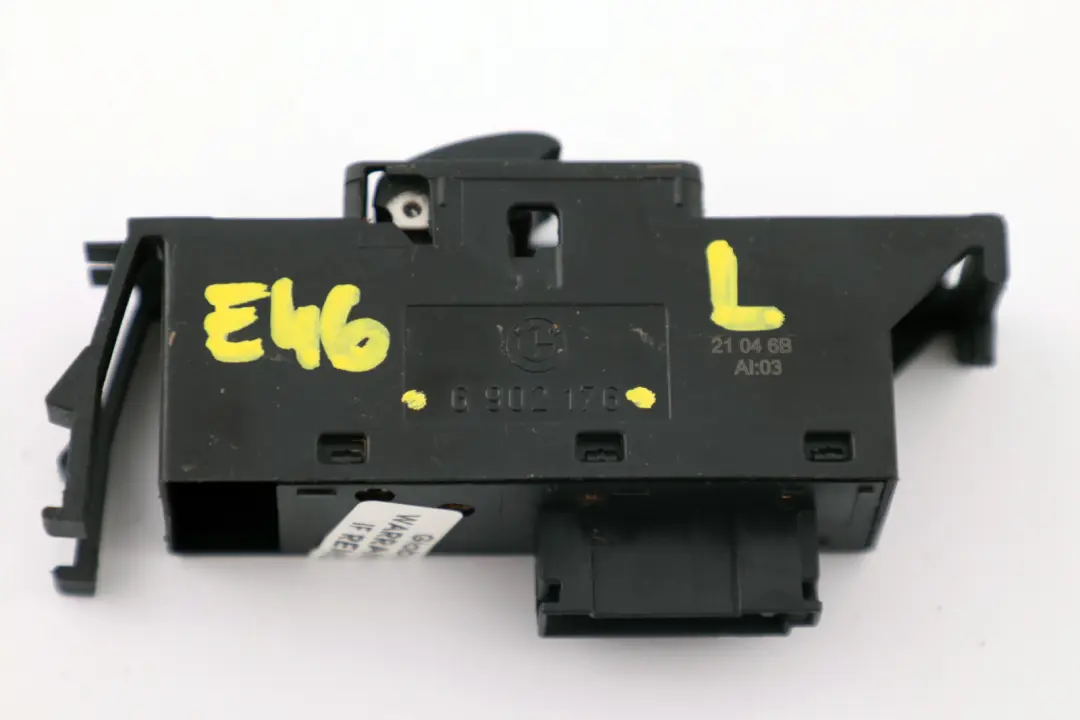 BMW 3 E46 Interruptor Eléctrico Elevalunas Pasajeros Delanteros Negro - SKU 6902176 - Número de pieza 6902176